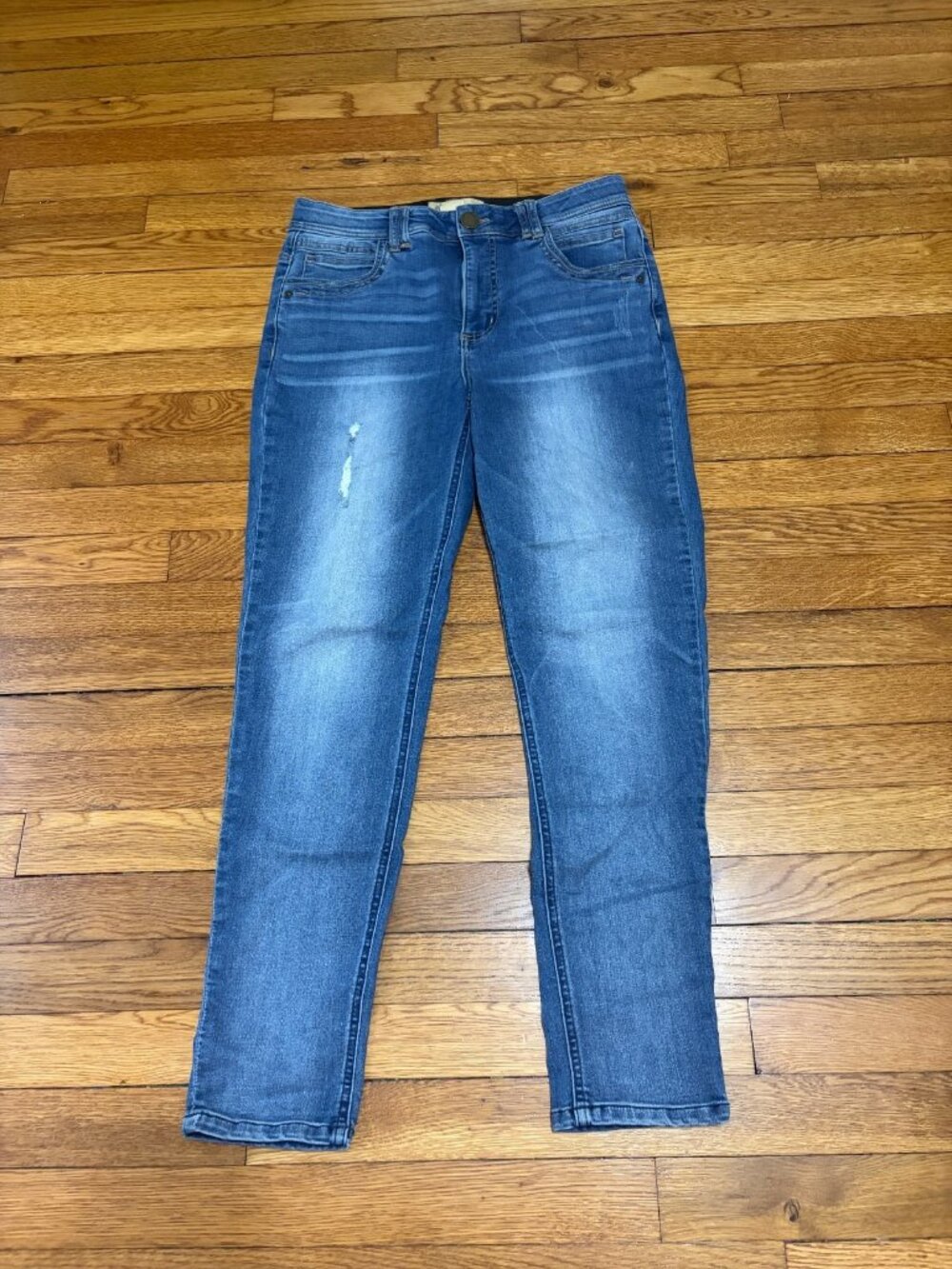 Democracy Ab Technology Womens Skinny Jeans Size 8 Blue Comfort Waist Denim